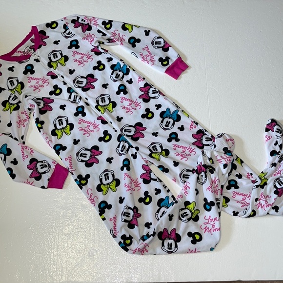 Disney Other - Disney Minnie Mouse Footed onsie